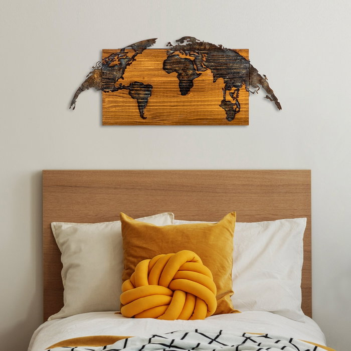 Wallity World Map-1 Multicolor